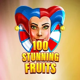 100 Stunning Fruits slot logo by SYNOT Games at Boomzino Casino