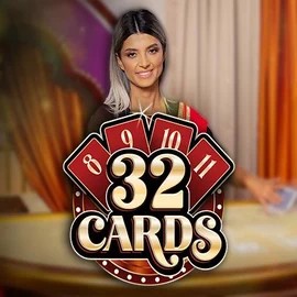32 Cards slot visual from Ezugi available on boomzinoo.com