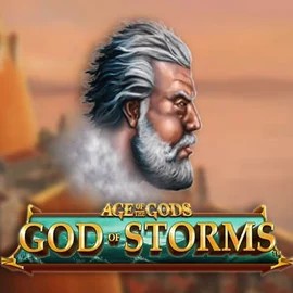 Age Of The Gods: God of Storms logo by Playtech at Boomzino Casino