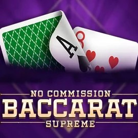 Baccarat Supreme logo by OneTouch Games at Boomzino Casino