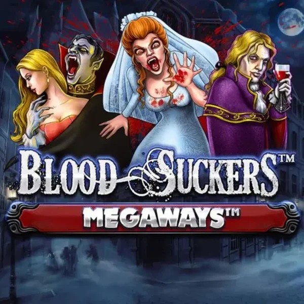 Blood Suckers Megaways online game logo by Red Tiger Gaming on boomzinoo.com