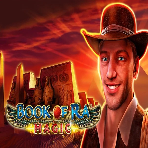 Try Book of Ra Magic slot by Greentube on boomzinoo.com – logo image