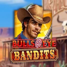Official Slots logo: Bulls Eye Bandits by Origins at Boomzino Casino