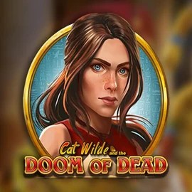 Slots logo of Cat Wilde and the Doom of Dead from Play'n GO at Boomzino Casino