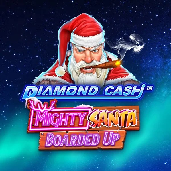 Try Diamond Cash Mighty Santa Boarded Up slot by Greentube on boomzinoo.com – logo image