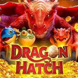 Dragon Hatch online game logo by PG Soft on boomzinoo.com