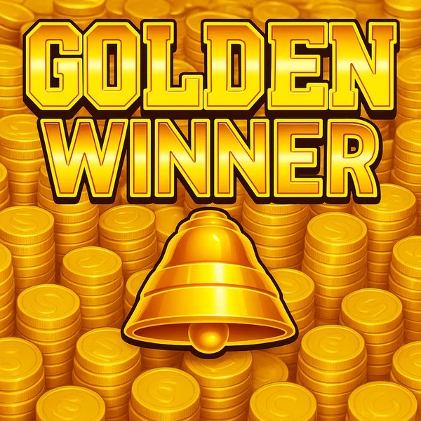 Golden Winner logo by Inspired Gaming at Boomzino Casino