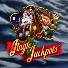 Jackpots logo of Jingle Jackpots from Dragon Gaming at Boomzino Casino