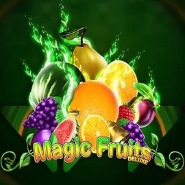 Magic Fruits Deluxe game by Wazdan – logo hosted on Boomzino Casino