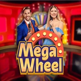 Mega Wheel logo by Pragmatic Play at Boomzino Casino