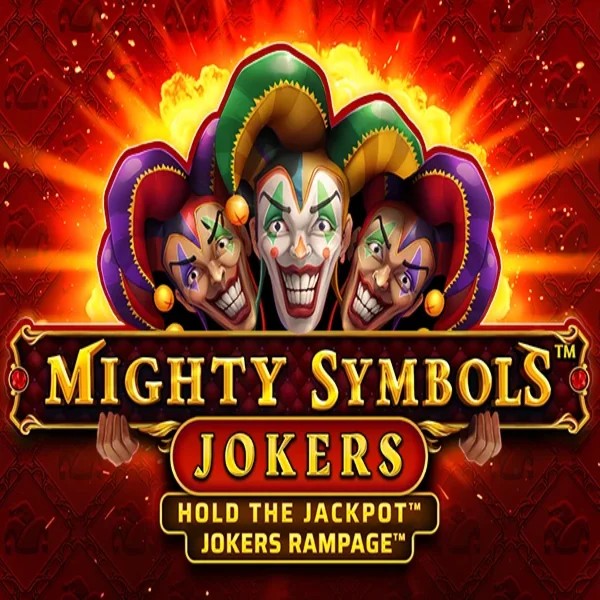 Mighty Symbols Joker slot logo by Wazdan at Boomzino Casino