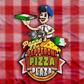 Peppe’s Pepperoni Pizza Plaza slot visual from Pragmatic Play available on boomzinoo.com