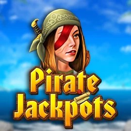 Pirate Jackpots online game logo by Belatra Games on boomzinoo.com