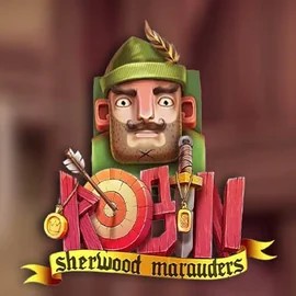 Robin Sherwood Marauders slot logo by Yggdrasil at Boomzino Casino