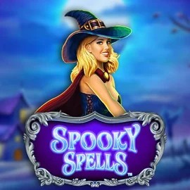Spooky Spells casino game by Novomatic – featured logo at Boomzino Casino