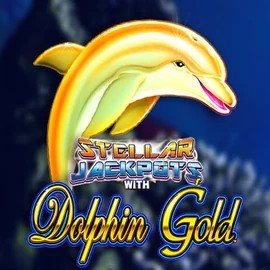 Dolphin Gold with Stellar Jackpots logo by Lightning Box Game Boomzino Casino