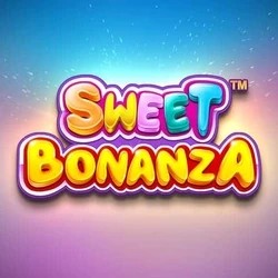 Sweet Bonanza logo – Slots by Pragmatic Play at Boomzino Casino