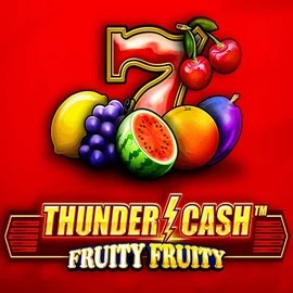 Official Slots logo: Thunder Cash Fruity Fruity by Novomatic at Boomzino Casino