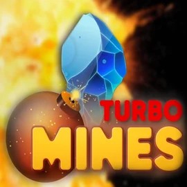Turbo Mines game by Turbo Games – logo hosted on Boomzino Casino