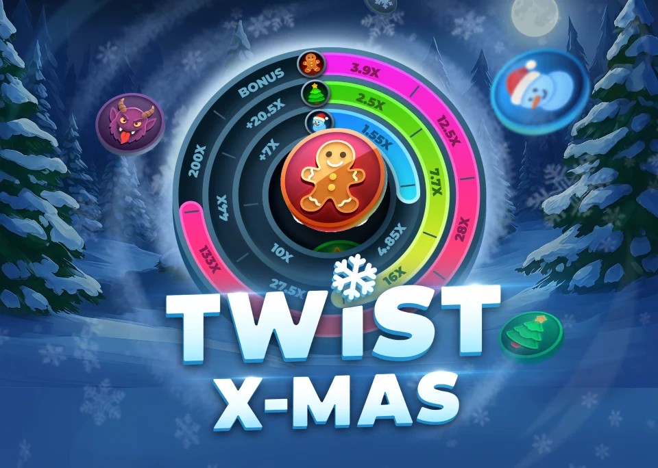 Play the Twist X-mas slot by InOut on Boomzino Casino