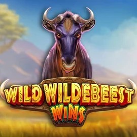 Wild Wildebeest Wins slot logo by Pragmatic Play at Boomzino Casino